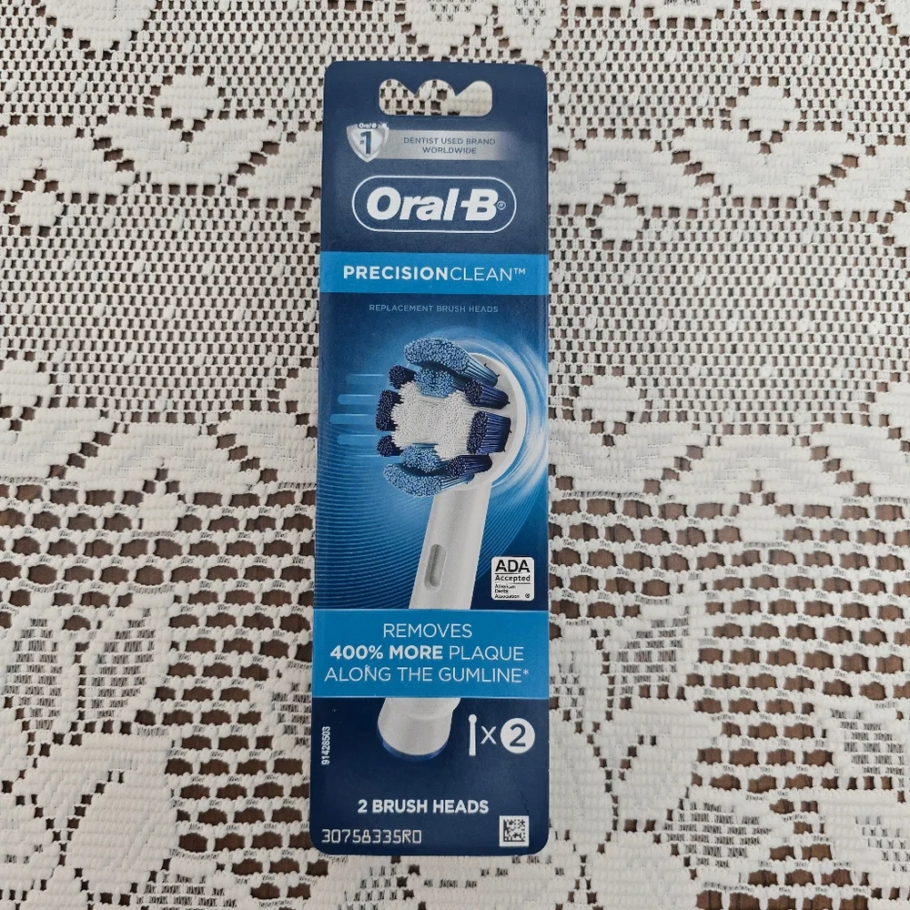 NEW Oral-B Precision Clean Replacement Brush Heads Pack for Electric Toothbrush